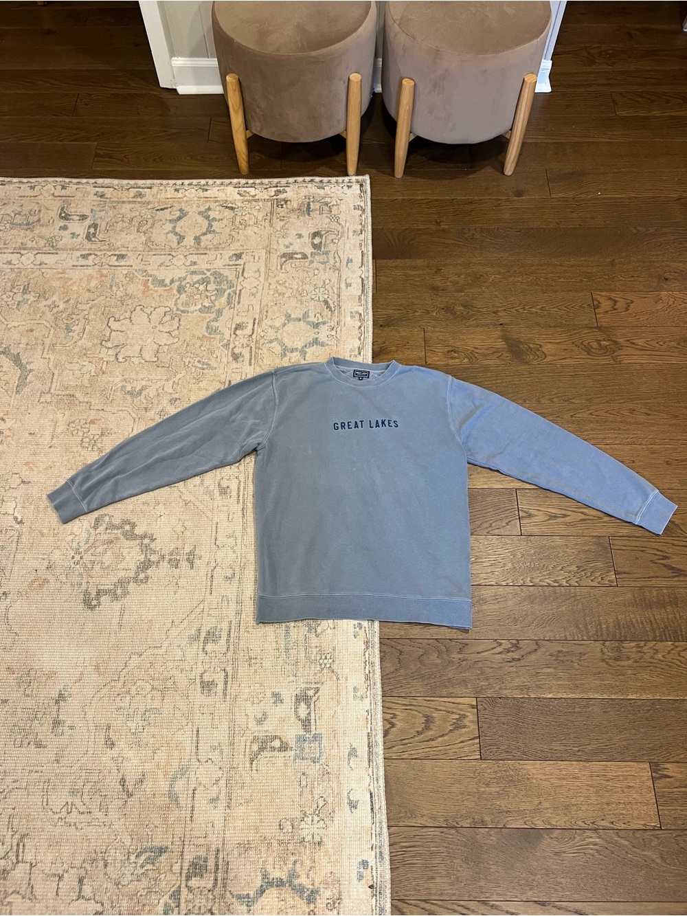 Great Lakes Crewneck Sweatshirt - Dusty Blue